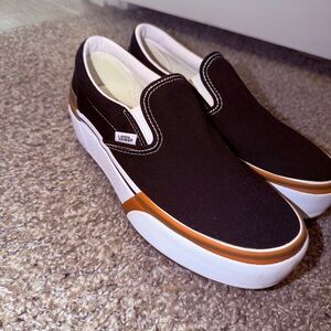 Vans Black Slip-On Shoes